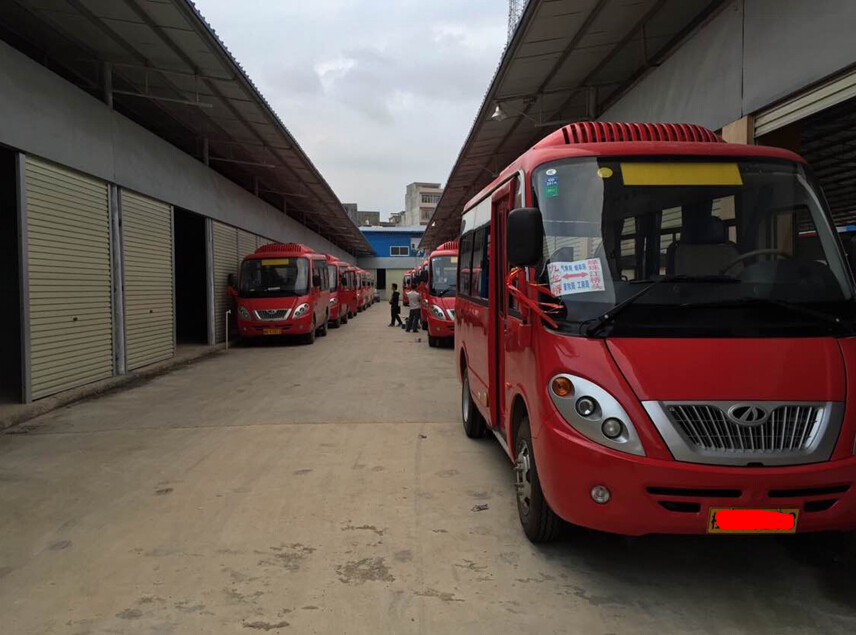 我司新产品成功运用于广西某市公交车